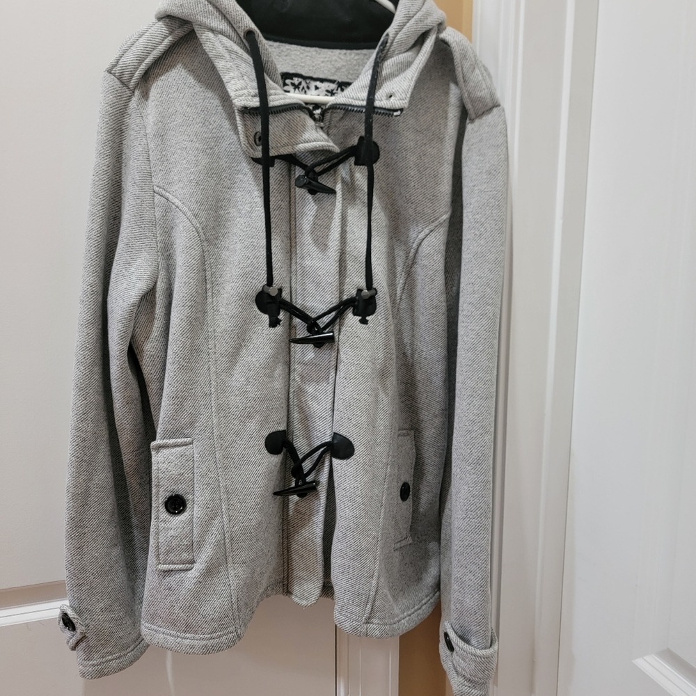 Sebby Gray Toggle Coat